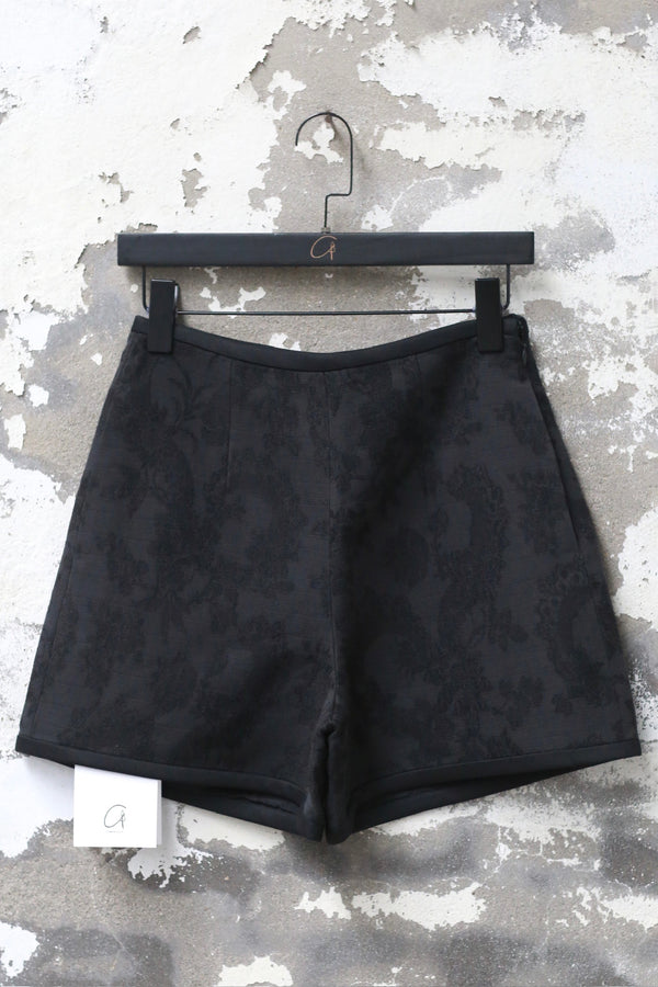 INTO THE EAST 25 Autumn/Winter Dark Jacquard Tassel Lace-Up Jacket/Vest/Shorts ITE-E1DGAW029BL20PT-HEI Shorts (E1DGAW027BL20JK)